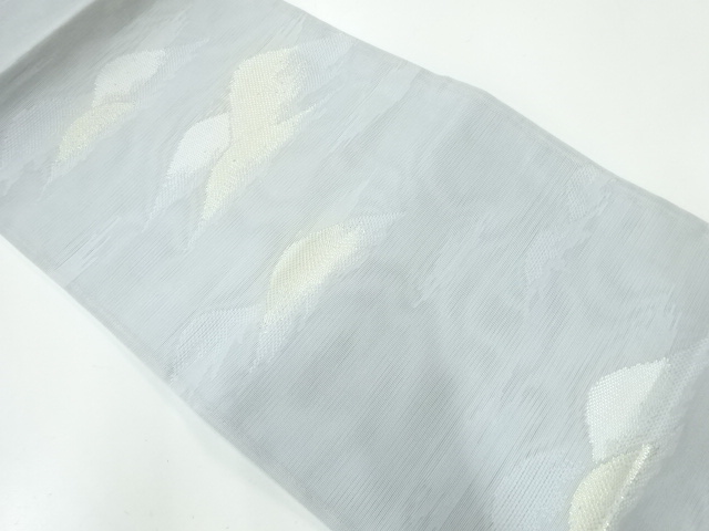 アンティーク　駒絽山並み模様織出し袋帯（材料）